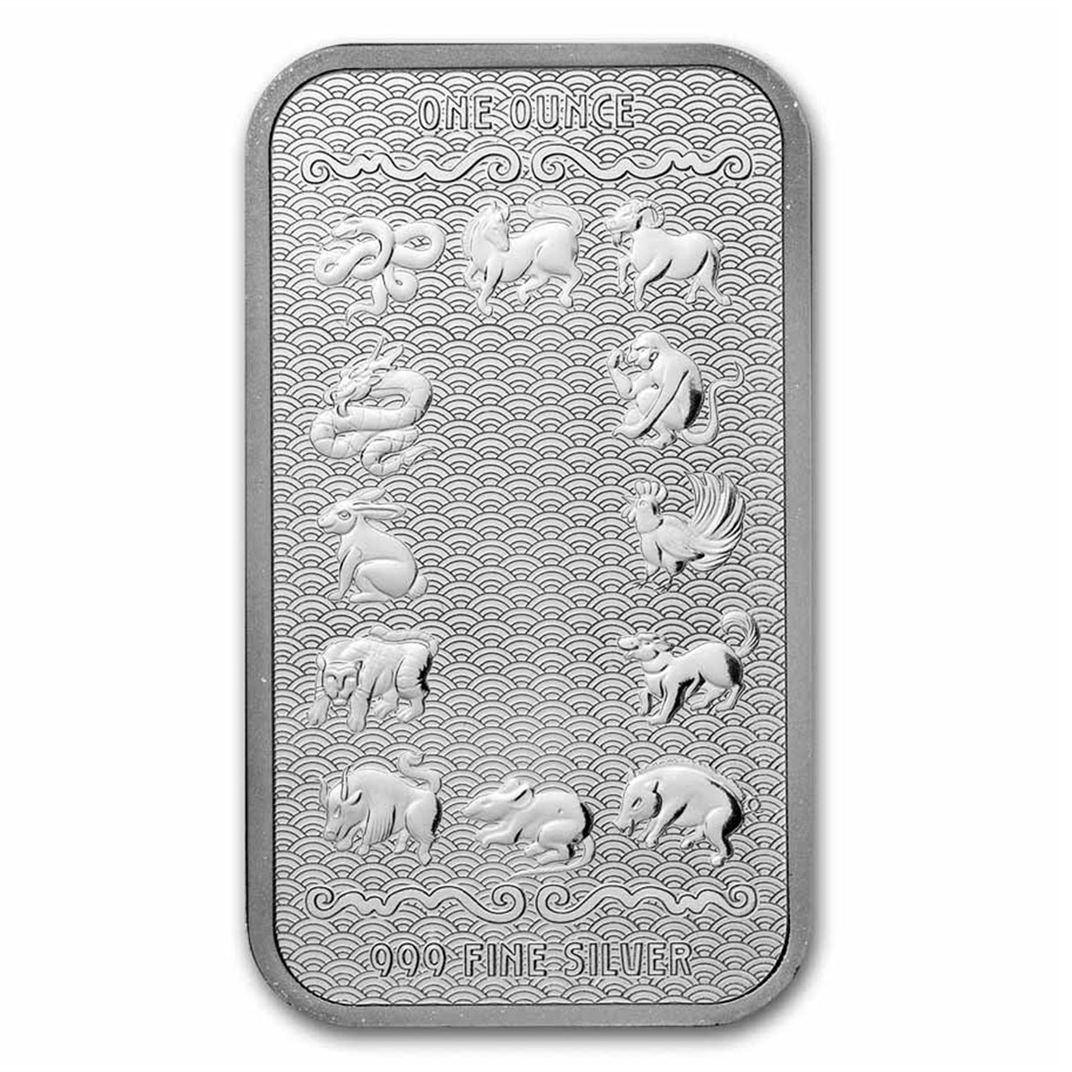 2024 Year of the Dragon (Series 2) 1oz .999 Silver Bar (No Tax)