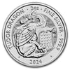 2024 Great Britain 5-Pound Royal Tudor Beasts: Dragon 2oz .9999 Silver (No Tax)