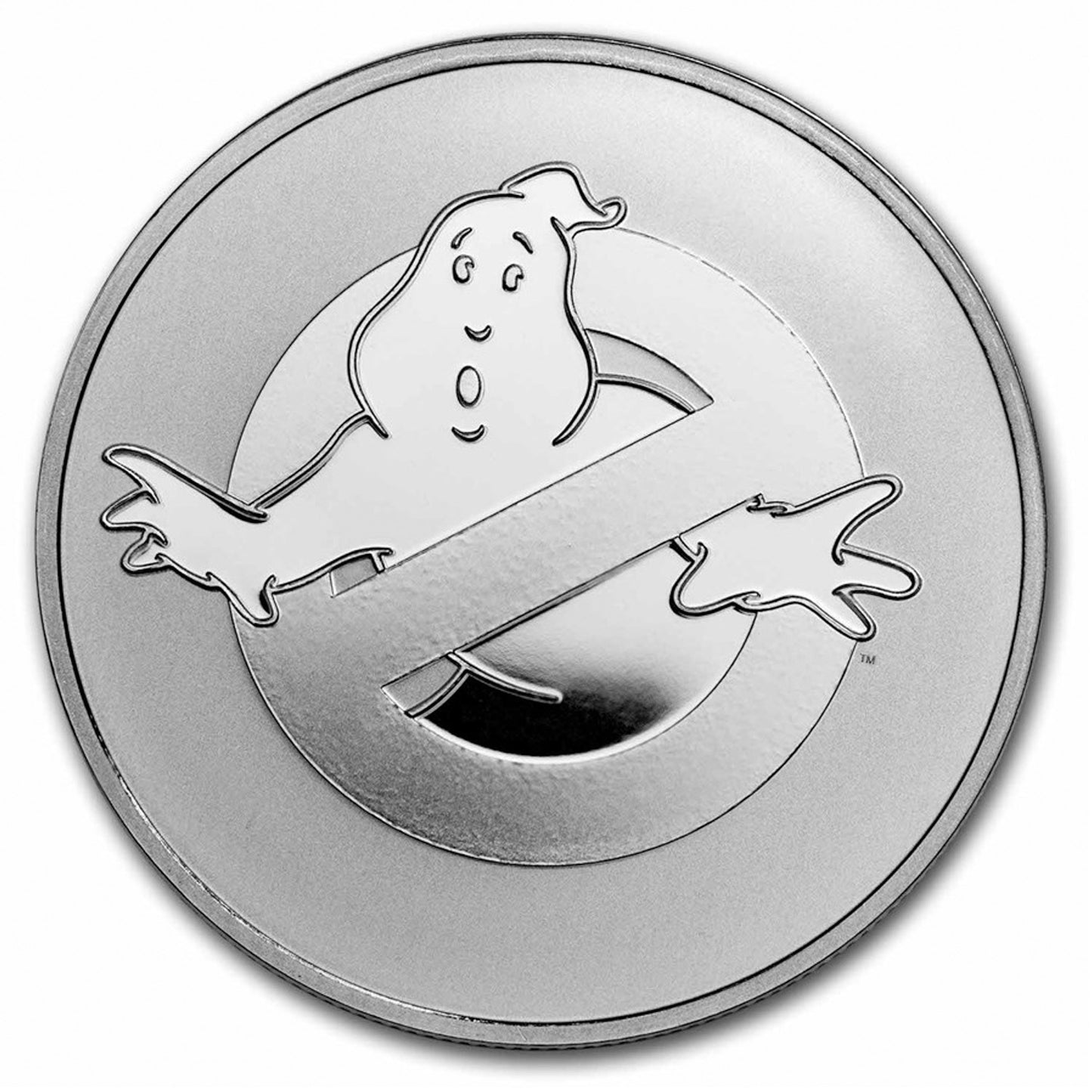 2024 Niue Ghostbusters No Ghost Logo 1oz. .999 Silver Coin (No Tax) Capsule May be Scuffed.