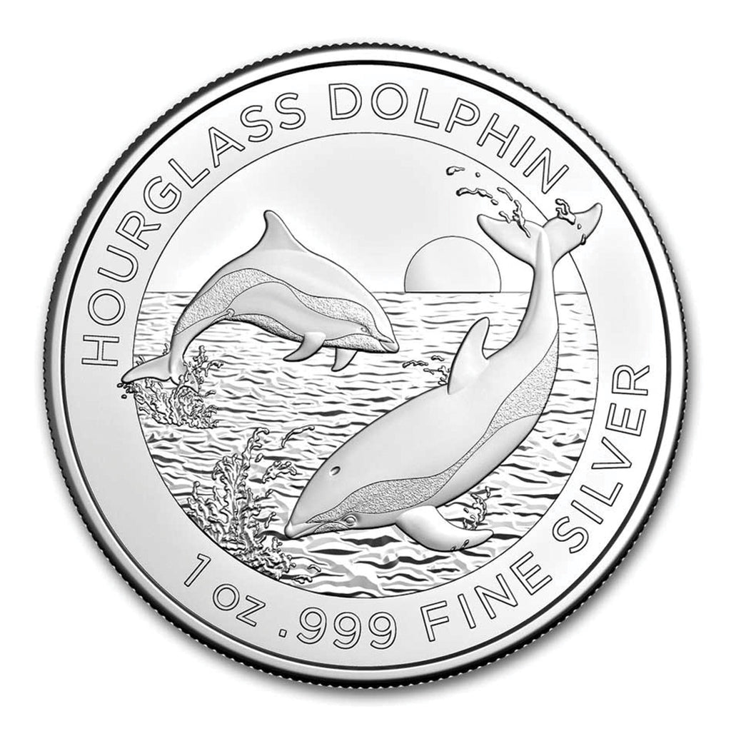 2024 Australia $1 Hourglass Dolphin 1oz. .999 Silver (No Tax)