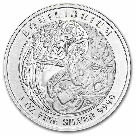 2024 Tokelau $5 Equilibrium 1oz. .9999 Silver Coin (No Tax)