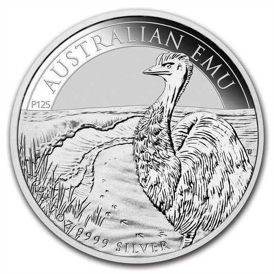 2024 Australia $1 Emu 1oz. .999 Silver Coin (No Tax)