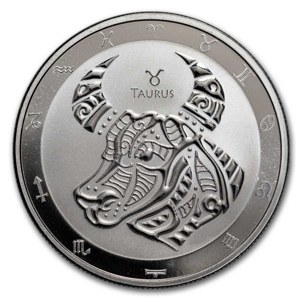 2024 Tokelau $5 Zodiac Series - Taurus 1oz. .999 Silver Coin (No Tax)