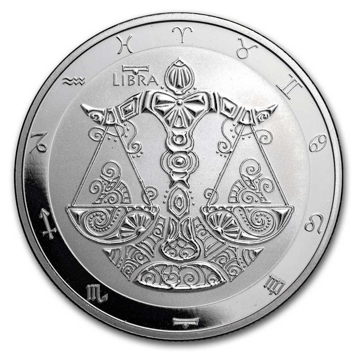 2024 Tokelau $5 Zodiac Series - Libra 1oz. .999 Silver Coin (No Tax)