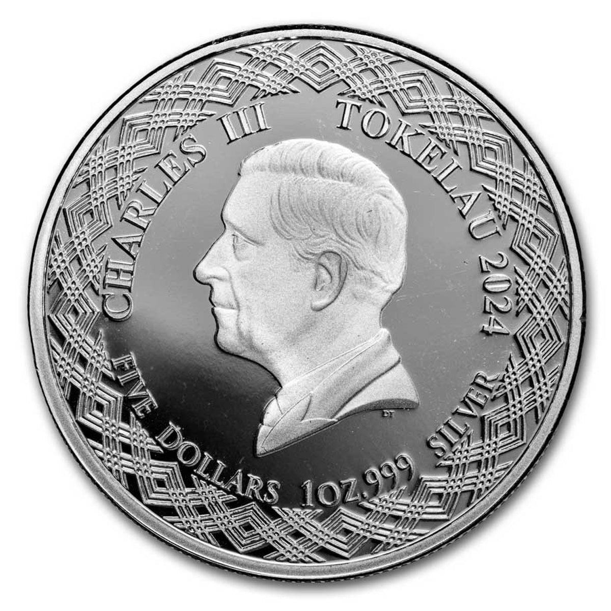 2024 Tokelau $5 Zodiac Series - Leo 1oz. .999 Silver Coin (No Tax)