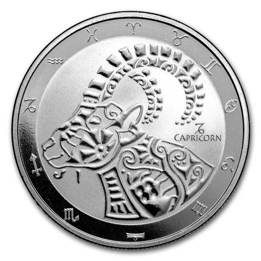 2024 Tokelau $5 Zodiac Series - Capricorn 1oz. .999 Silver Coin (No Tax)