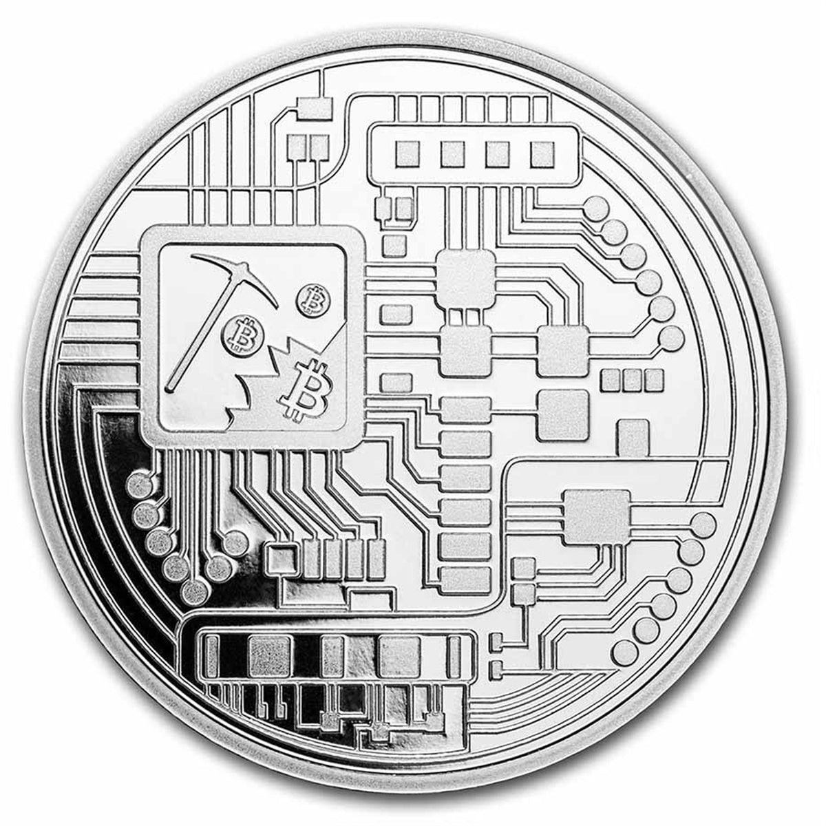 Bitcoin 1oz. .999 Silver Round (TAX Exempt)