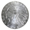 Incuse Indian 1/10oz. .999 Fine Silver Round (No Tax)