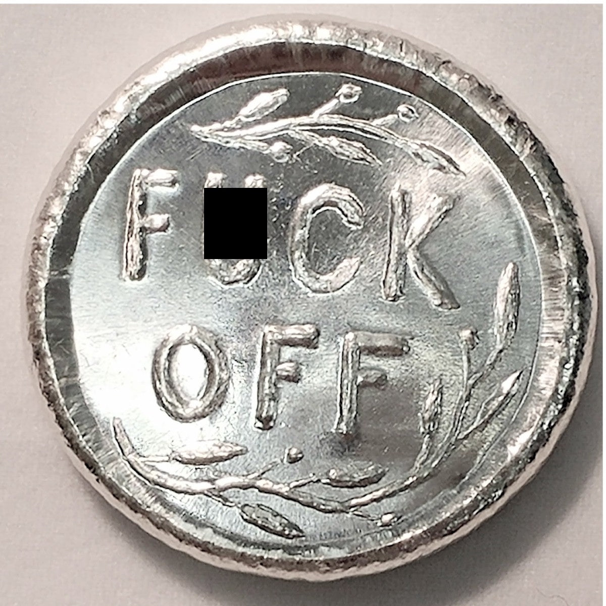 Beaver Bullion F-Off 1oz. .999 Fine Silver Round (No Tax)