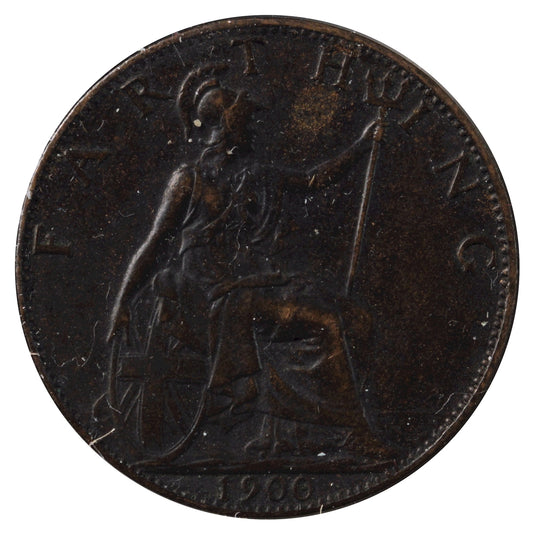 Great Britain 1900 Farthing EF-AU (EF-45)