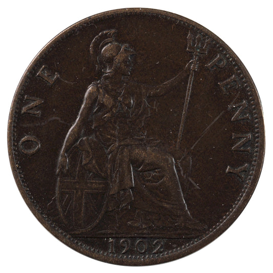 Great Britain 1902 Penny Extra Fine (EF-40)