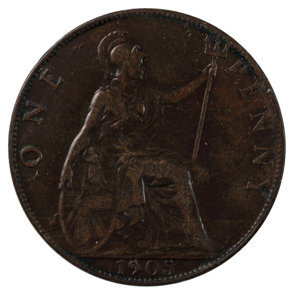 Great Britain 1905 Penny Very Fine (VF-20)