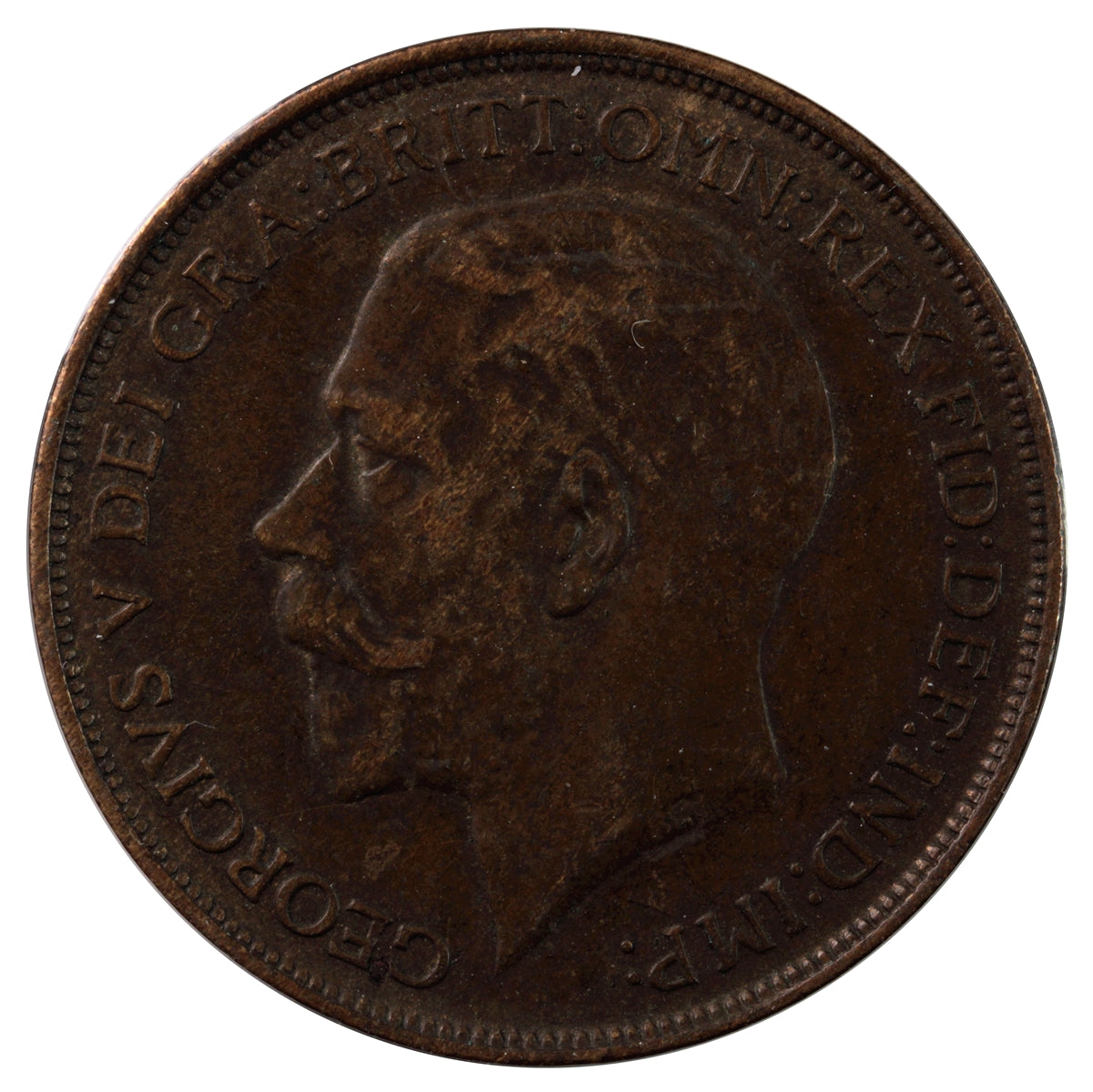 Great Britain 1913 Penny VF-EF (VF-20)