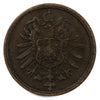 German Empire 1874G 2 Pfennig EF-AU (EF-45) $