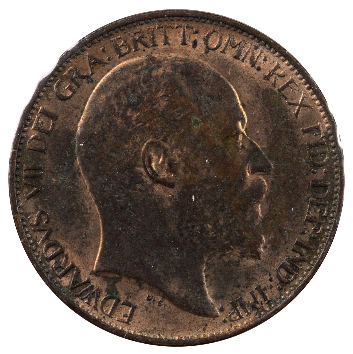 Great Britain 1902 1/2 Penny EF-AU (EF-45)