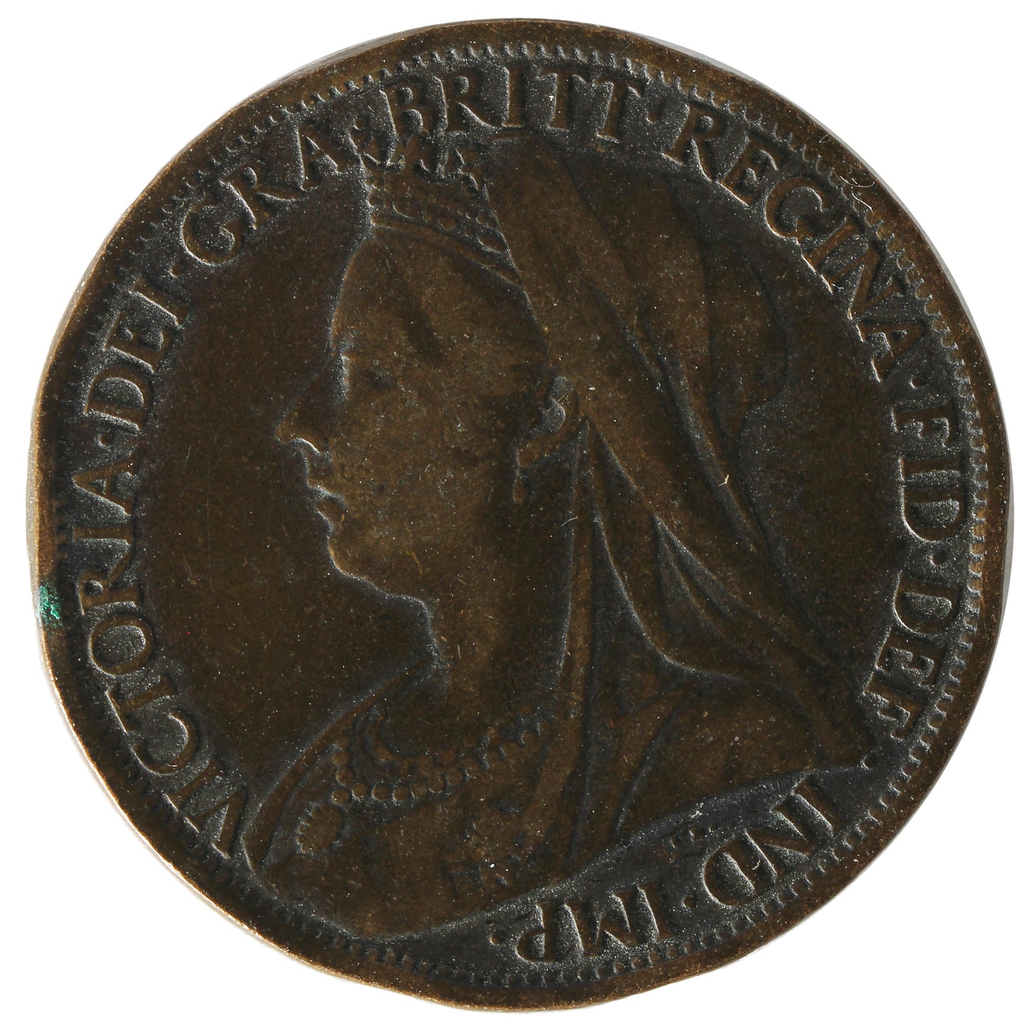 Great Britain 1897 Penny VF-EF (VF-30)