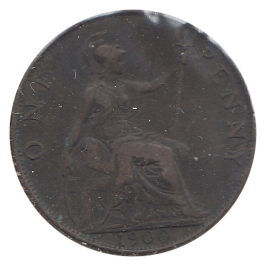 Great Britain 1900 Penny Token F-VF (F-15)