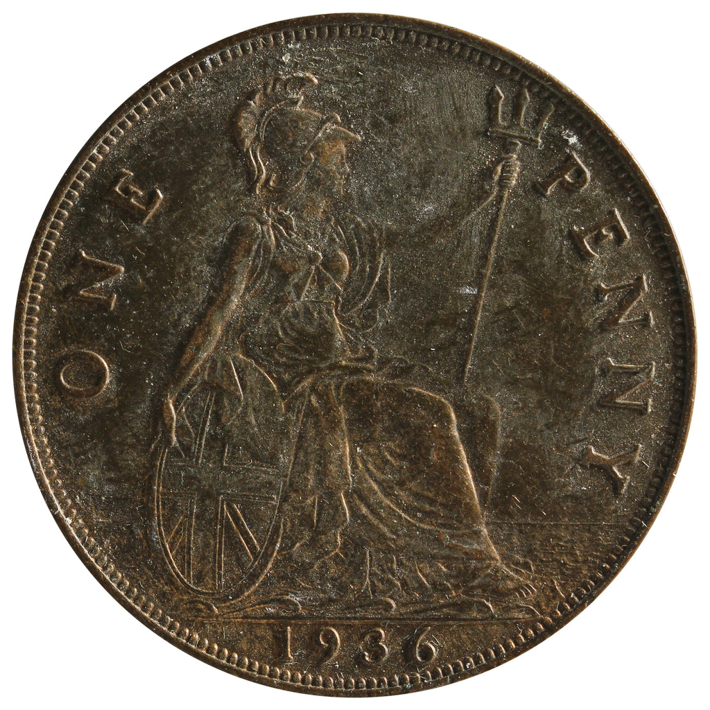 Great Britain 1936 Penny Token EF-AU (EF-45)