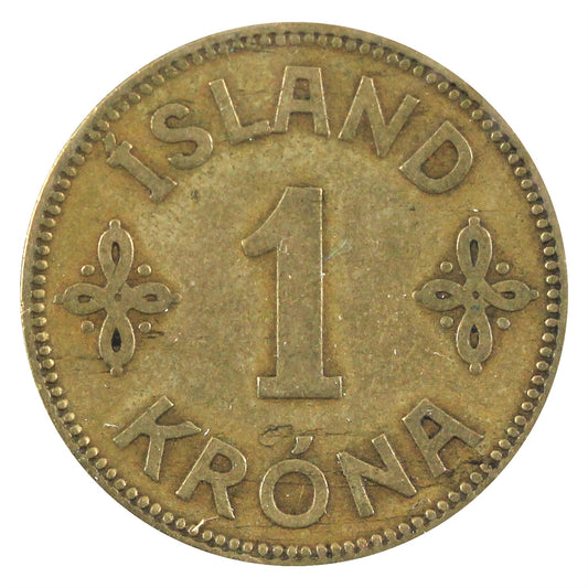 Iceland 1925HCNGJ Krona VF-EF (VF-30)