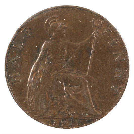 Great Britain 1911 1/2 Penny Extra Fine (EF-40)