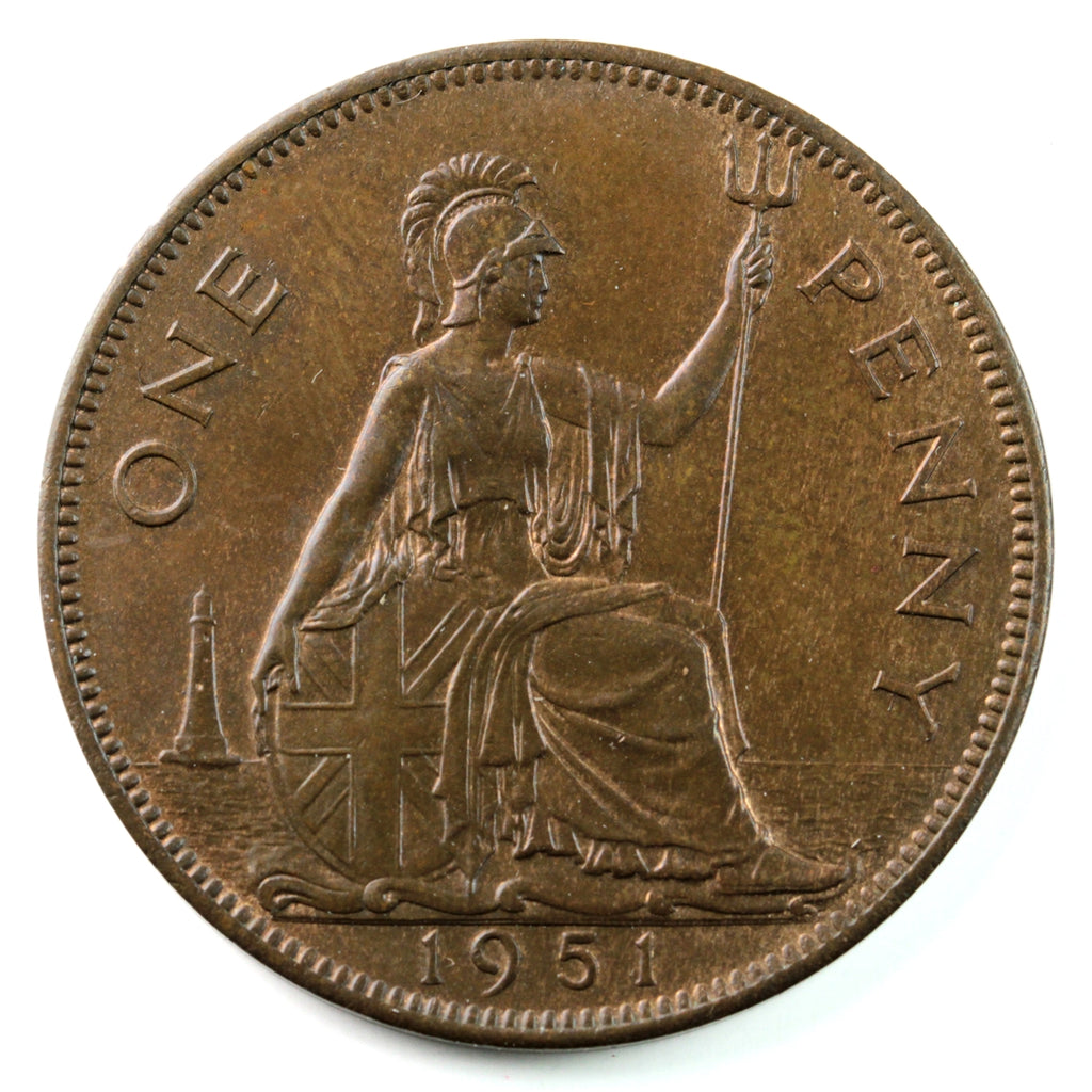 Great Britain 1951 Penny UNC+ (MS-62) $