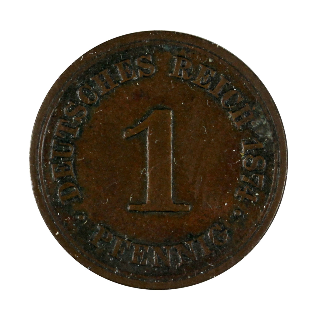 German Empire 1874F Pfennig Very Fine (VF-20)