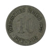 German Empire 1874F 10 Pfennig VF-EF (VF-30)