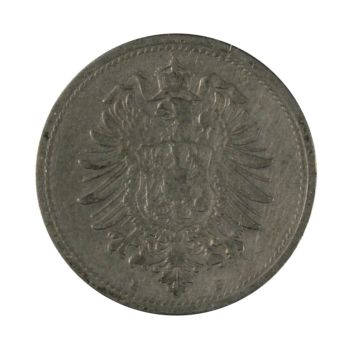 German Empire 1876B 10 Pfennig Extra Fine (EF-40)