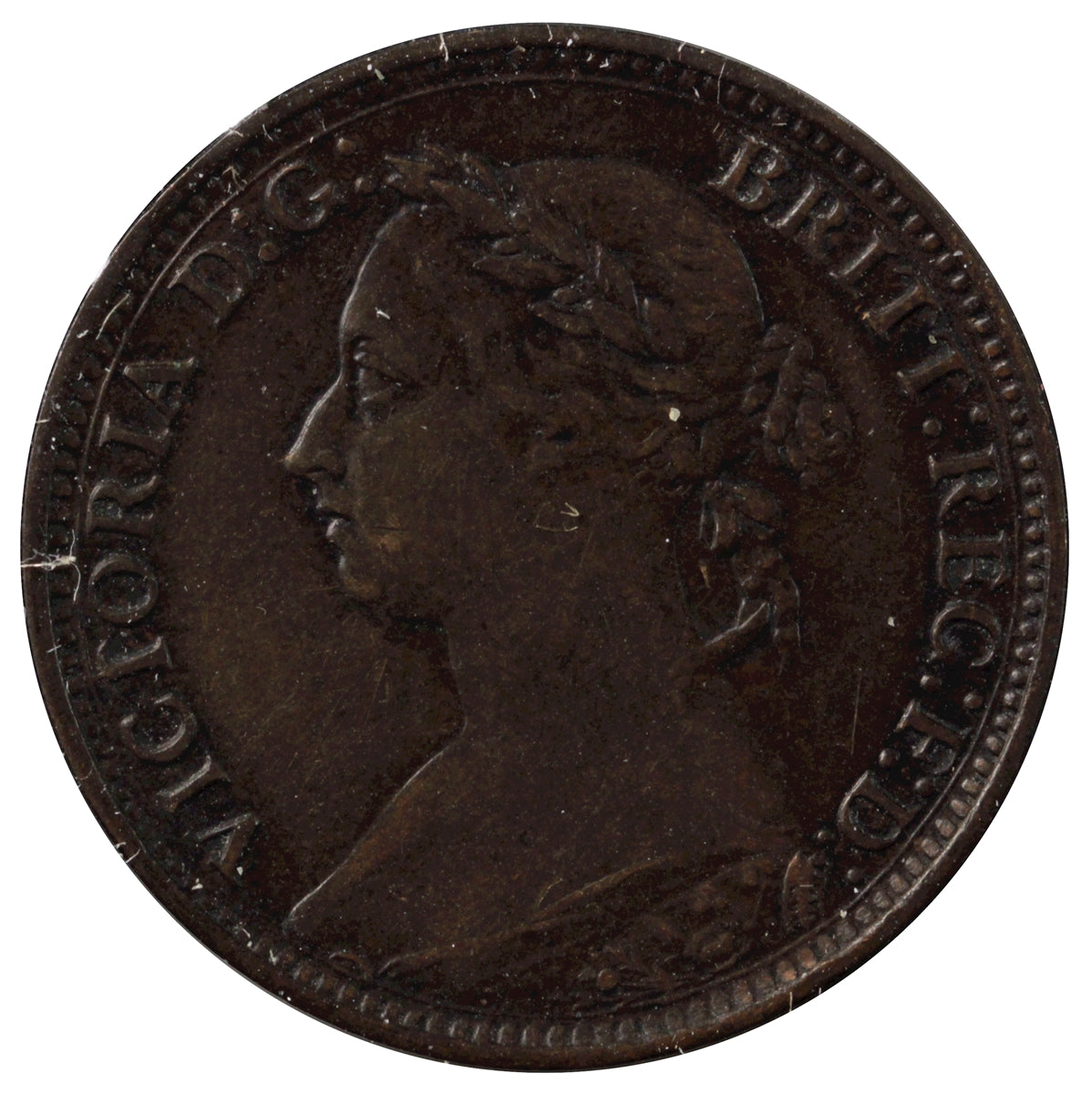 Great Britain 1884 Farthing Extra Fine (EF-40)