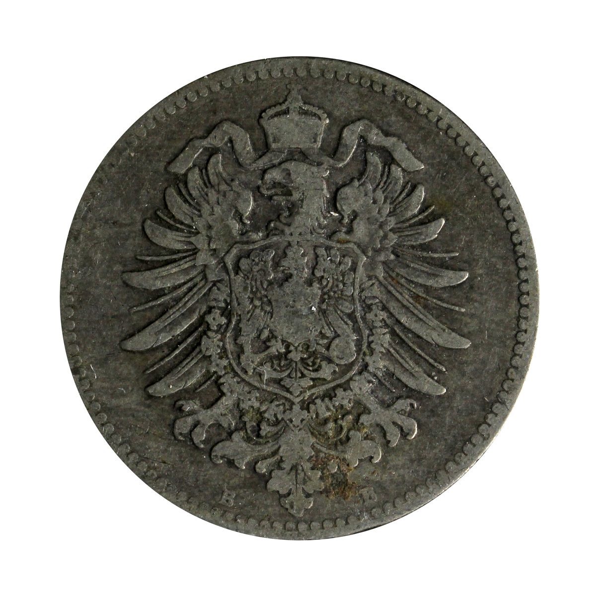 German Empire 1875B Mark VF-EF (VF-30)