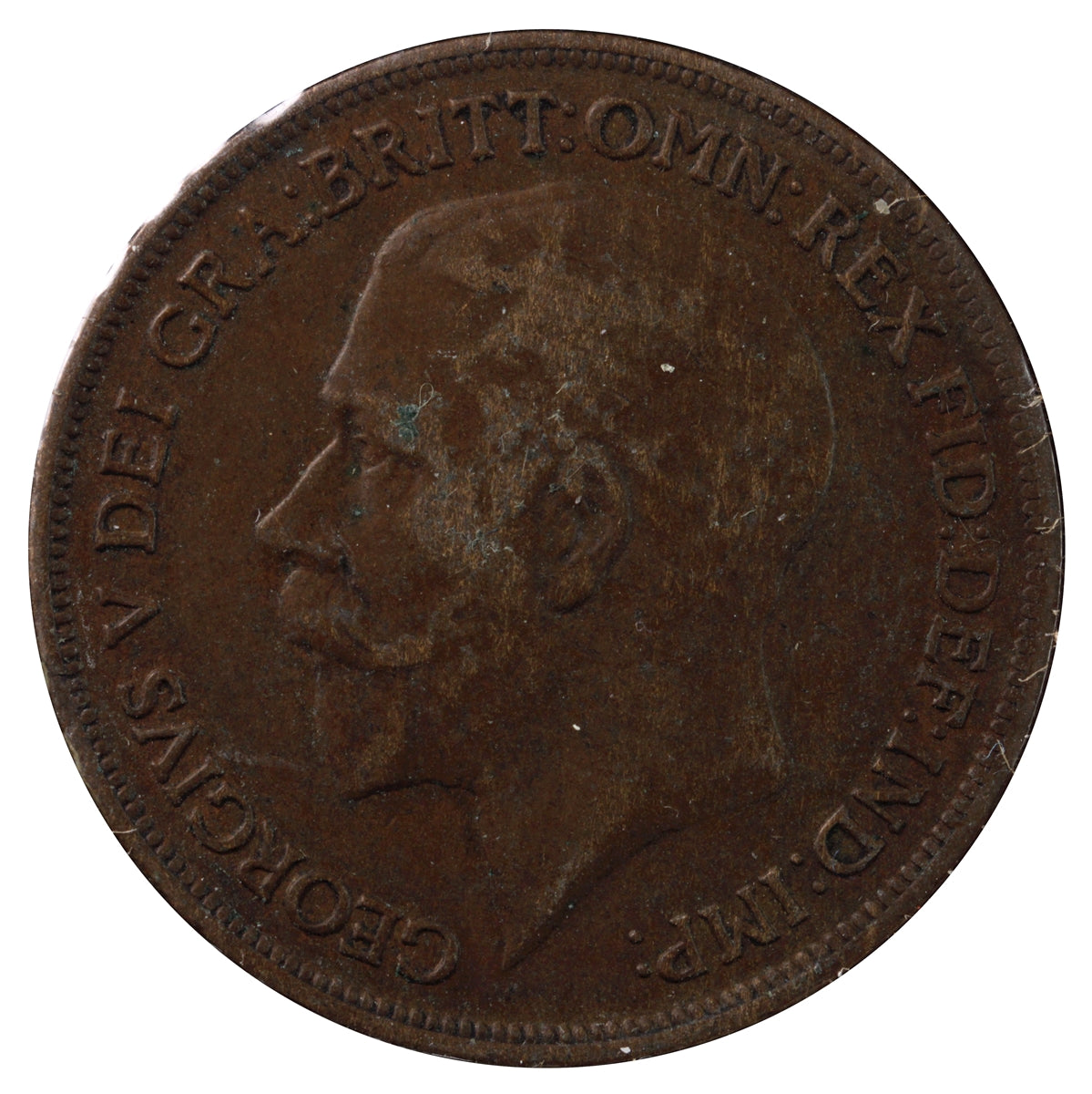 Great Britain 1919 Penny VF-EF (VF-30)