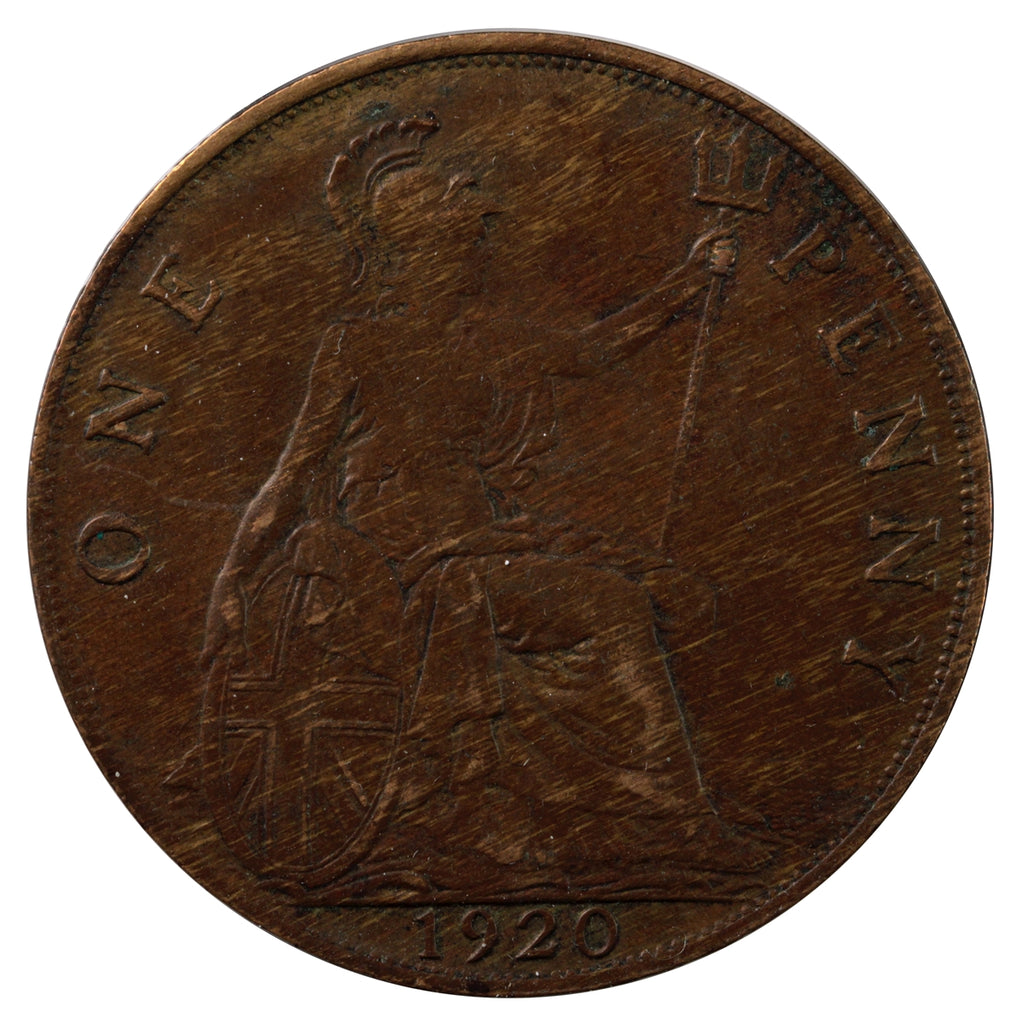 Great Britain 1920 Penny VF-EF (VF-30)