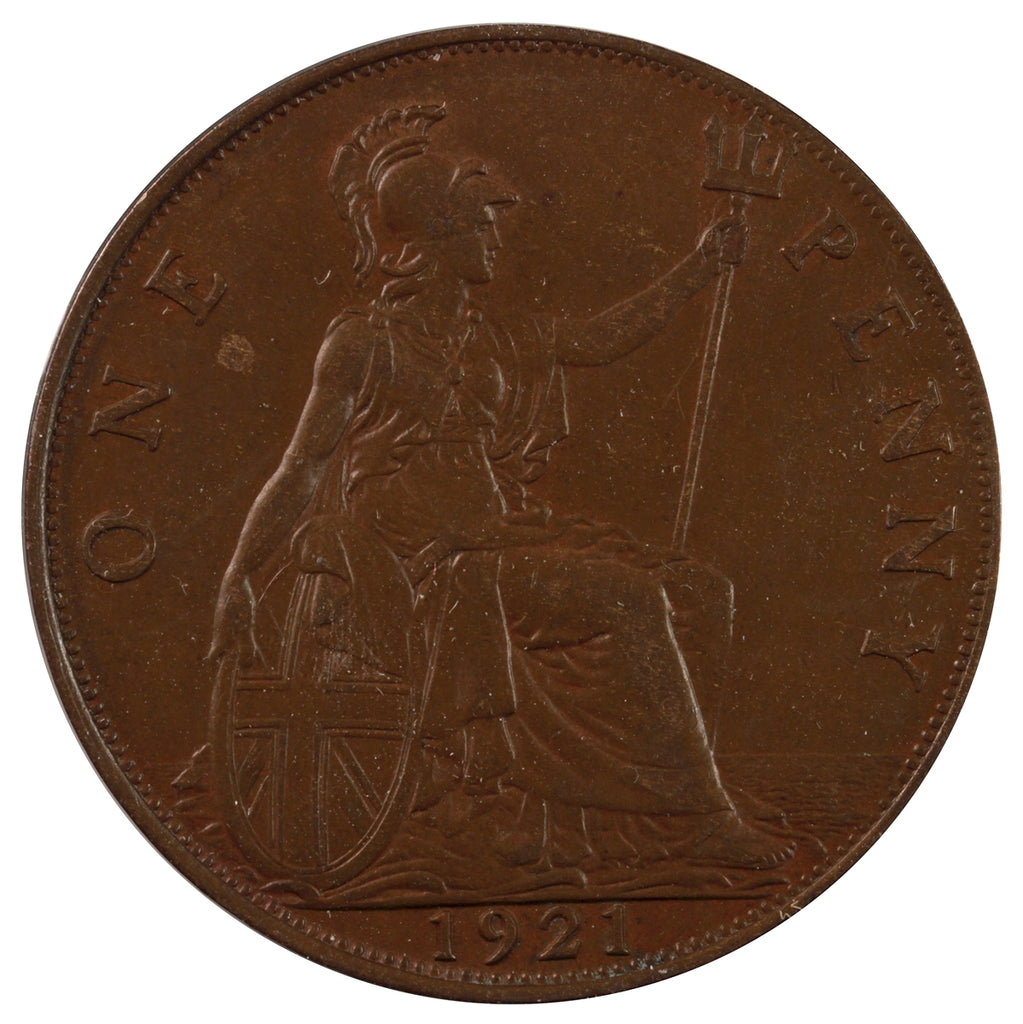 Great Britain 1921 Penny Extra Fine (EF-40)