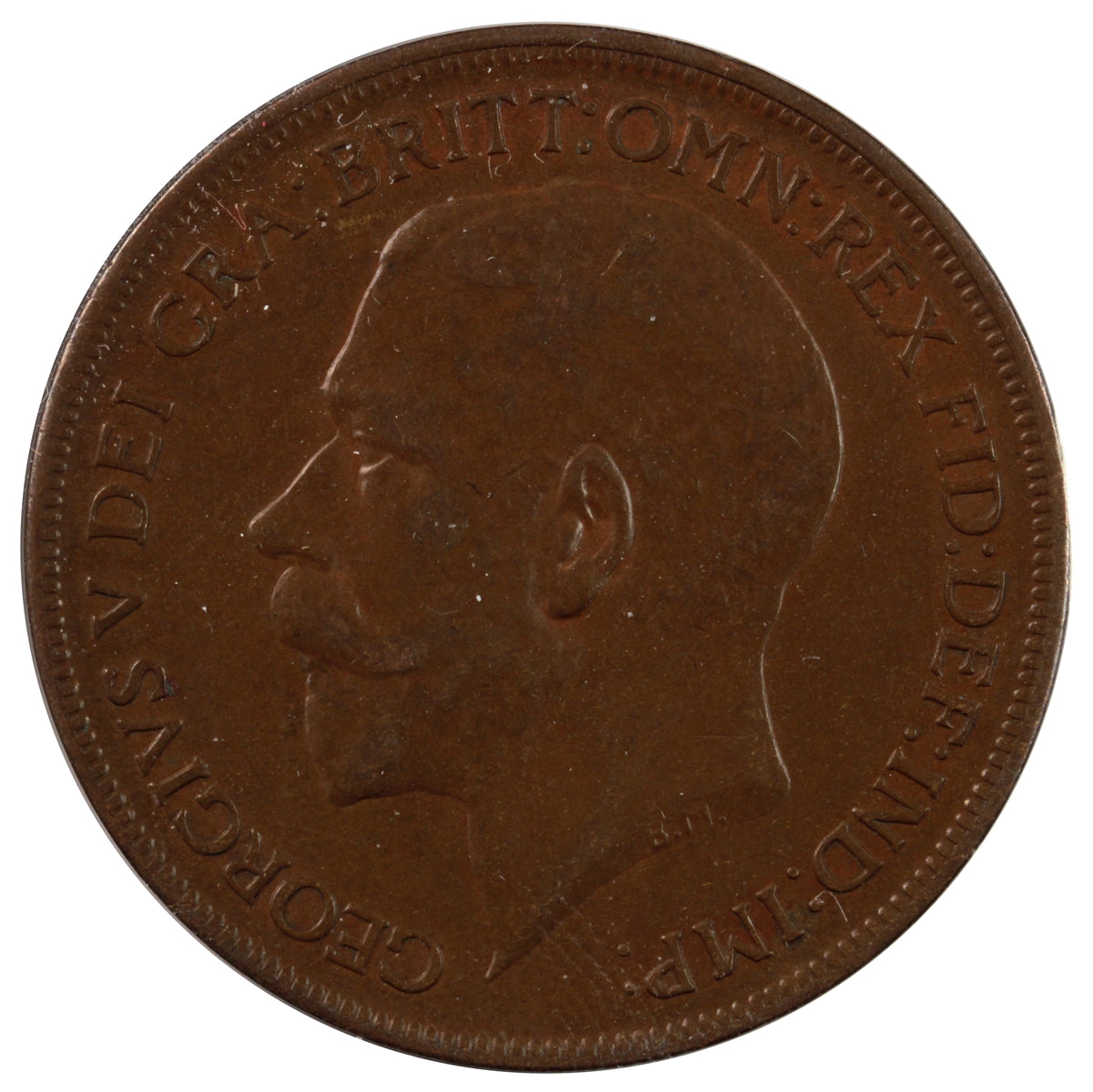 Great Britain 1921 Penny Extra Fine (EF-40)