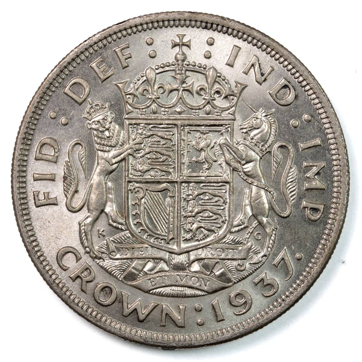 Great Britain 1937 Crown Brilliant Uncirculated (MS-63) $