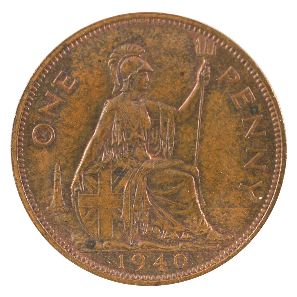 Great Britain 1940 Penny Extra Fine (EF-40)