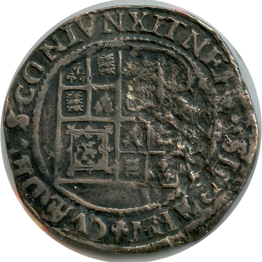 Great Britain 1619-25 6th Bust Tower Mint James I Shilling Very Fine (VF-20) $