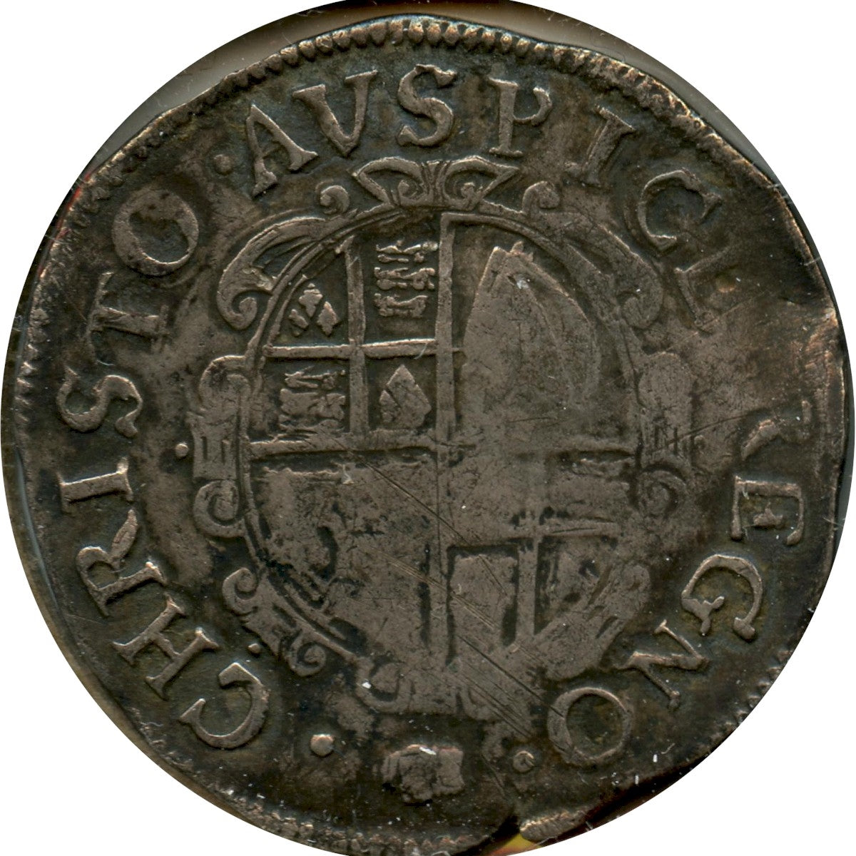 Great Britain 1625-42 Oval Shield Charles I Shilling Fine (F-12) $