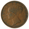 Great Britain 1853 1/2 Penny Fine (F-12)