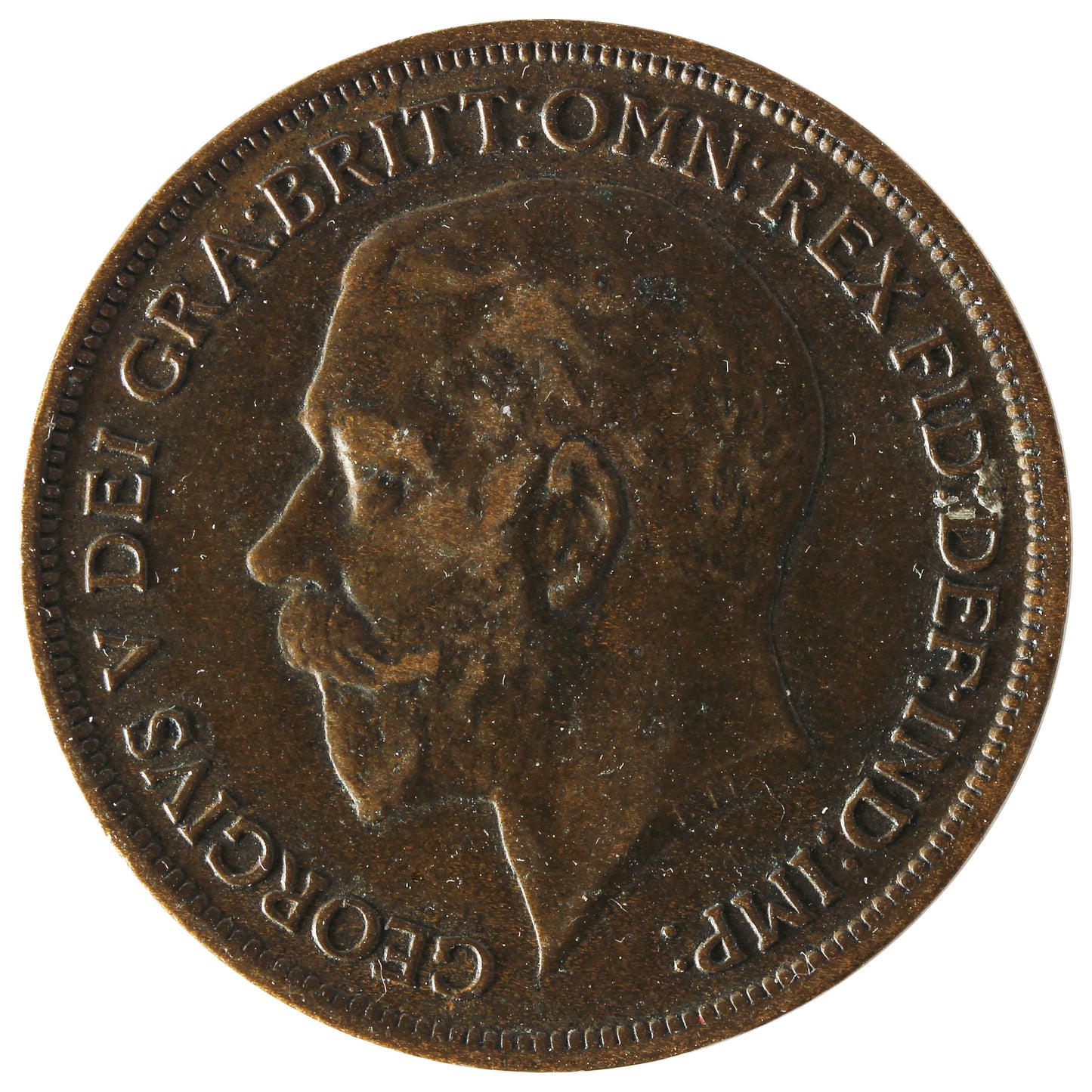 Great Britain 1918 Penny VF-EF (VF-30)