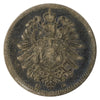 German Empire 1875D 20 Pfennig Extra Fine (EF-40)