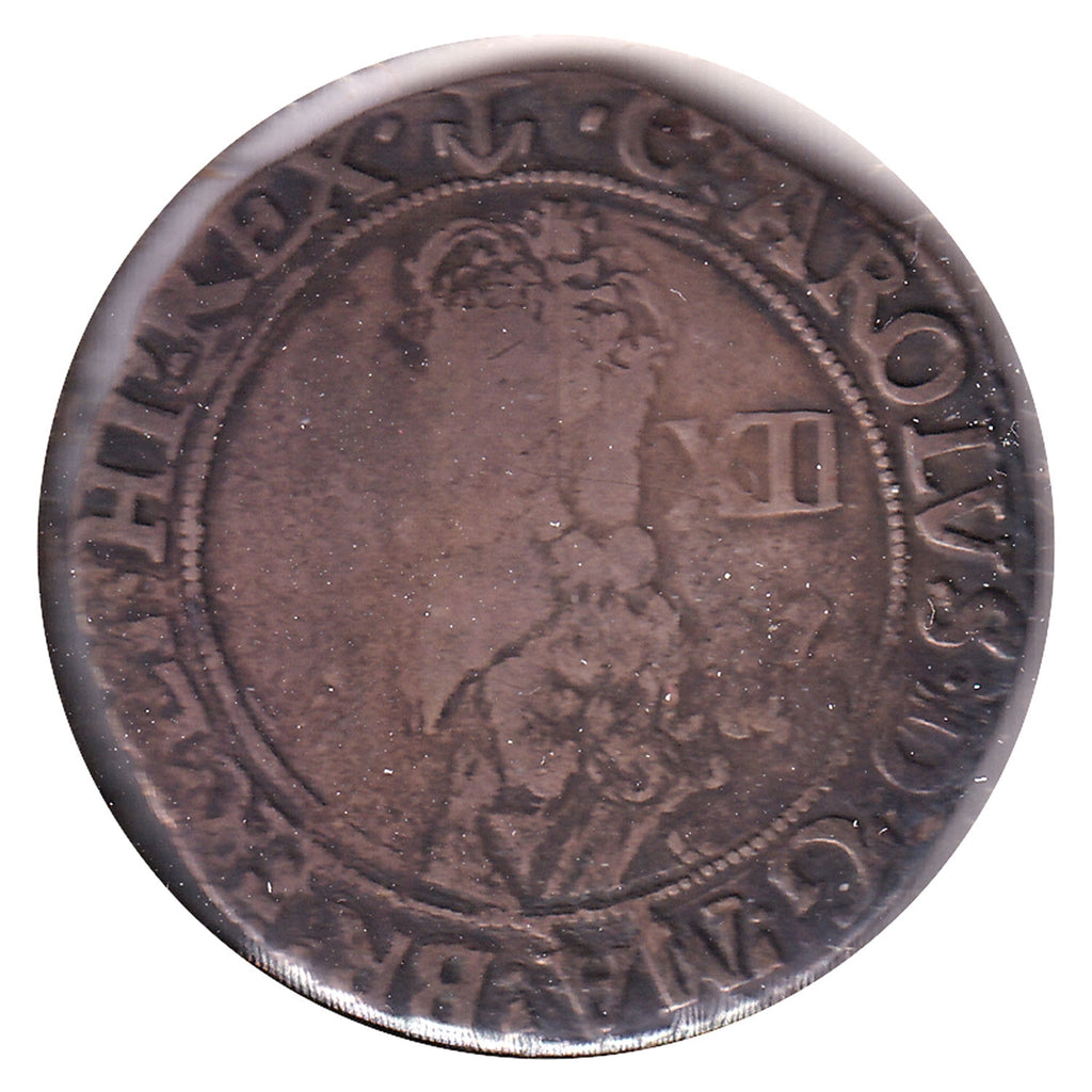 Great Britain 1638-39 Anchor, Double Arched Crown, Charles I Shilling Very Fine (VF-20) $