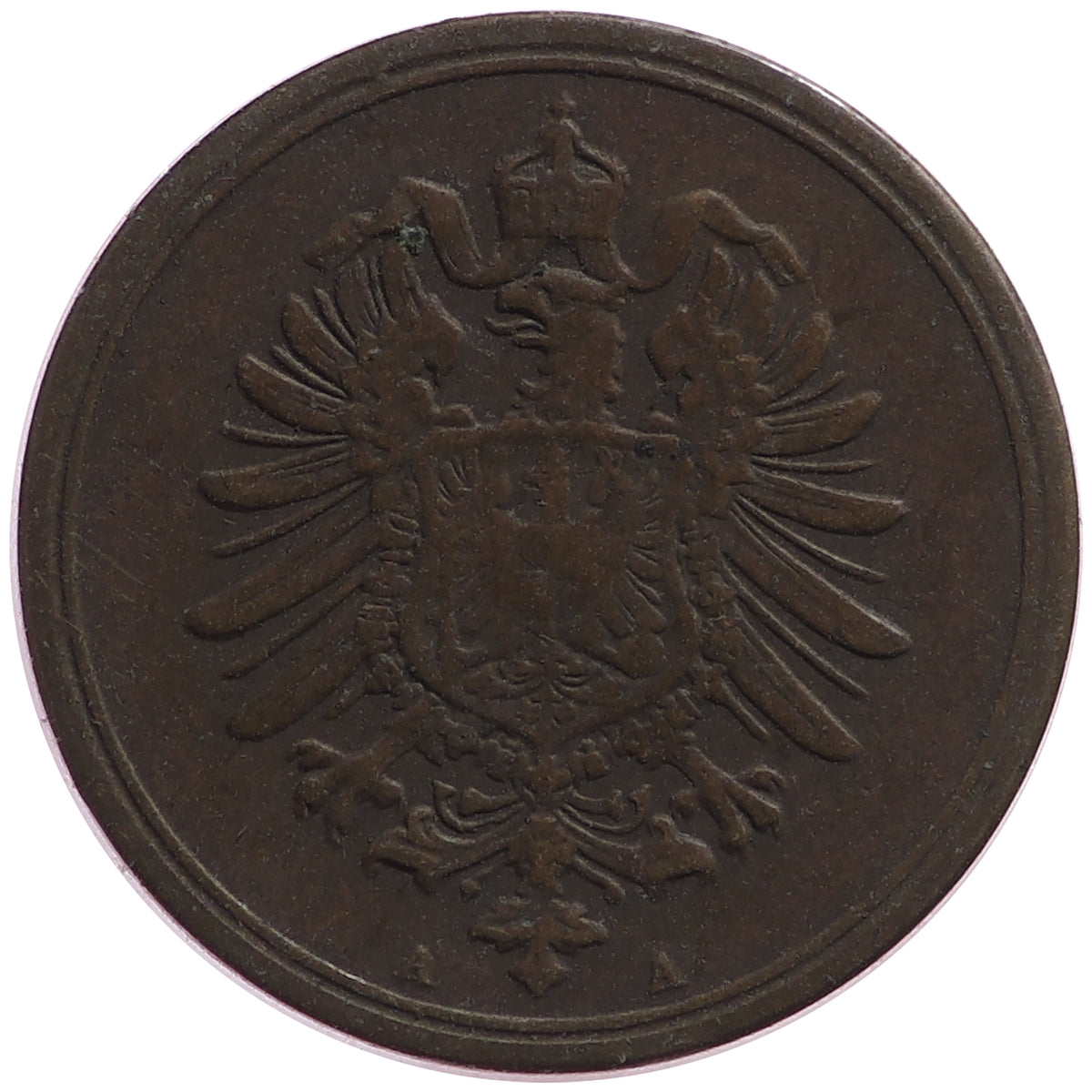 German Empire 1874A Pfennig Extra Fine (EF-40)