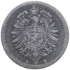 German Empire 1876B 50 Pfennig Extra Fine (EF-40)