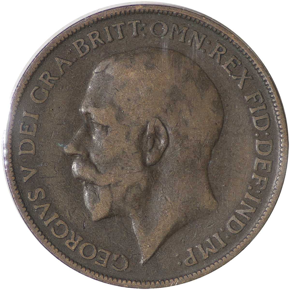 Great Britain 1912H Penny F-VF (F-15)