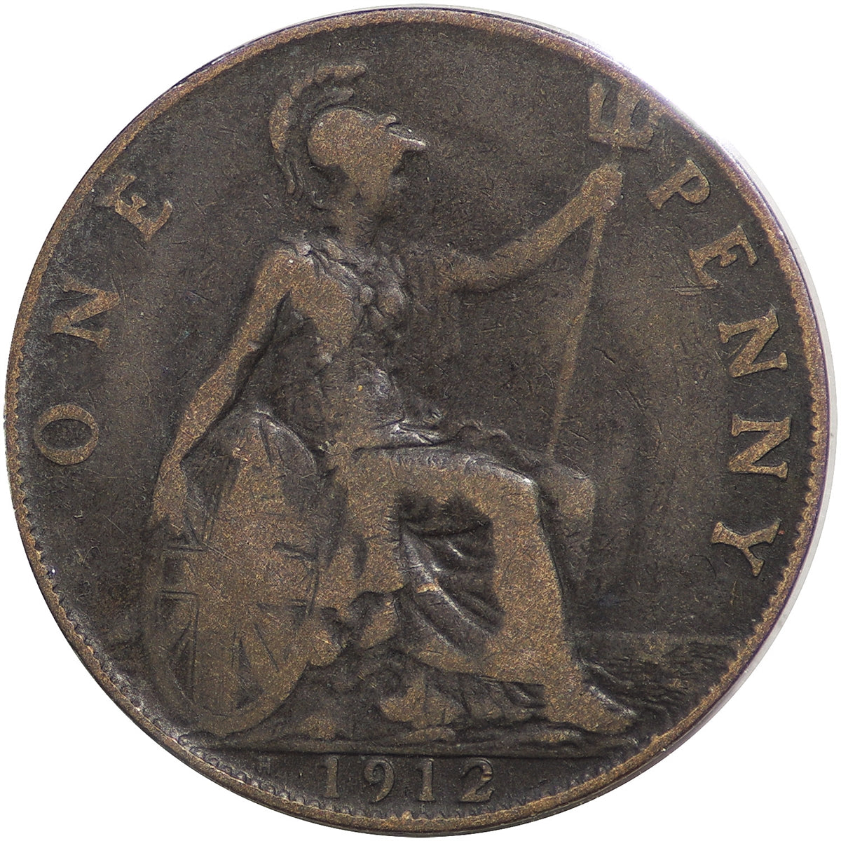 Great Britain 1912H Penny Very Fine (VF-20)