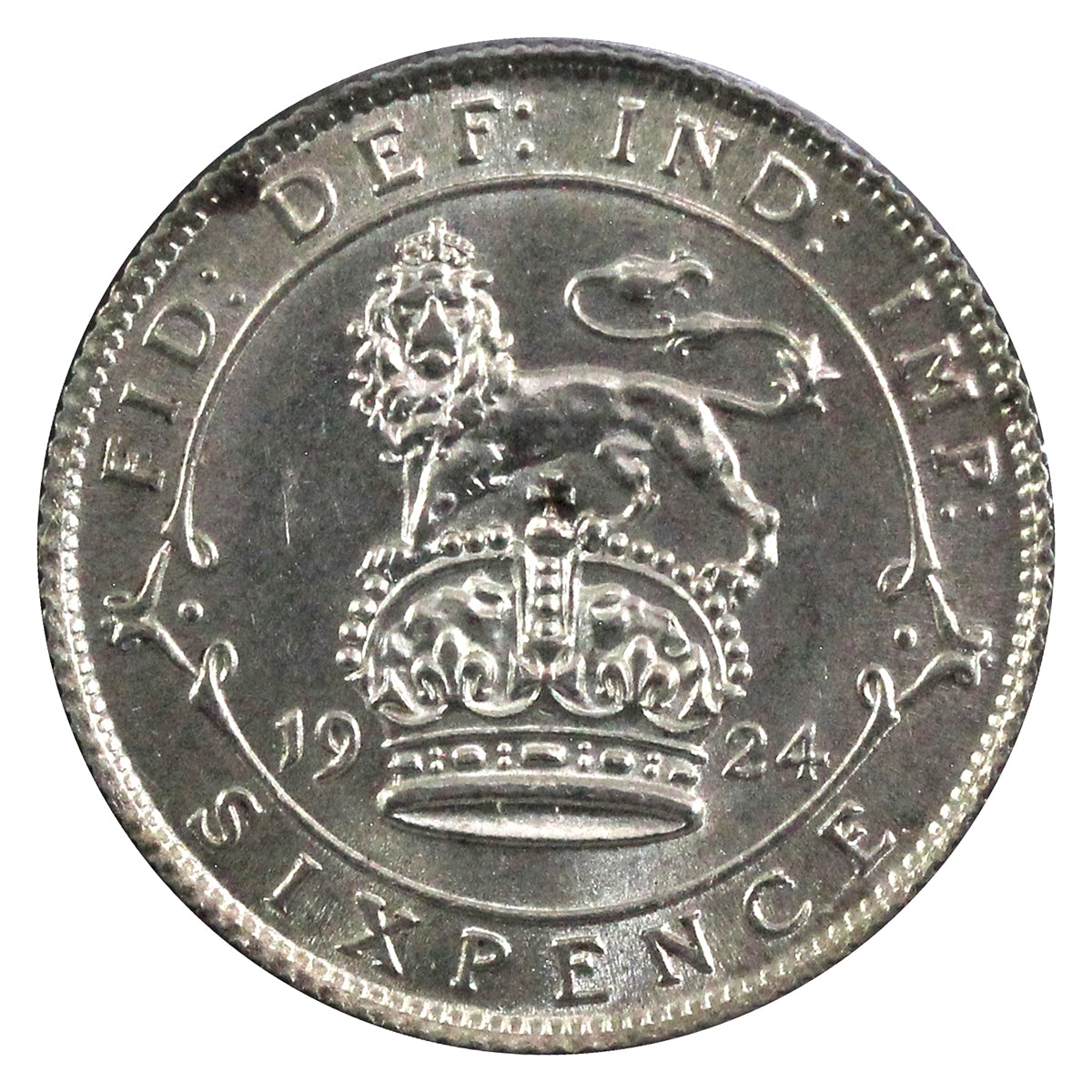 Great Britain 1924 6 Pence UNC+ (MS-62)