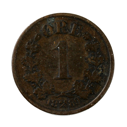 Norway 1889 Ore Extra Fine (EF-40)