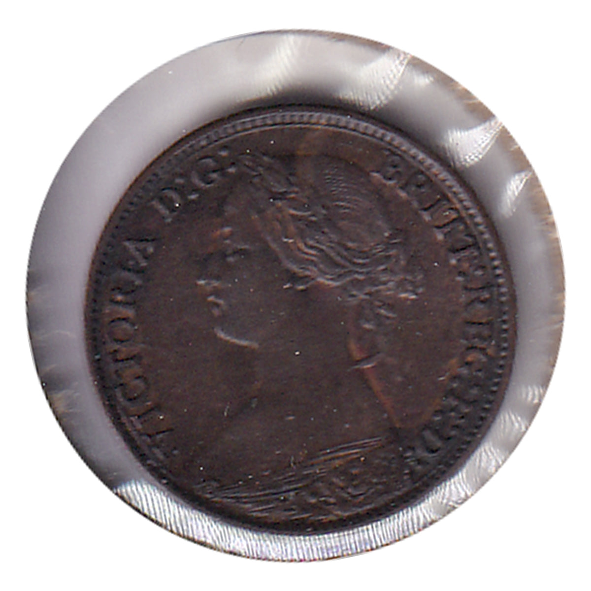 Great Britain 1865 Farthing Extra Fine (EF-40) $