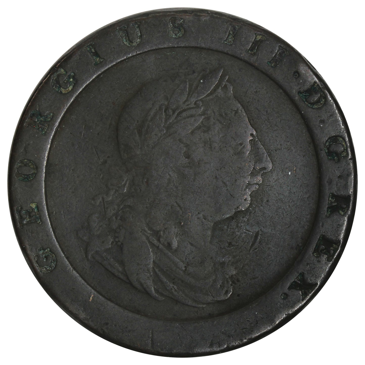 Great Britain 1797 2 Pence F-VF (F-15) (L)